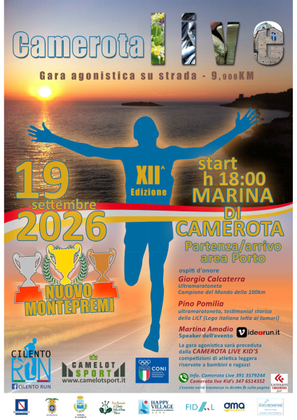 TRASFERTA MARINA DI CAMEROTA 19 - 20 SETTEMBRE 2026